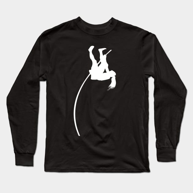 Female Pole Vaulter Long Sleeve T-Shirt by letnothingstopyou